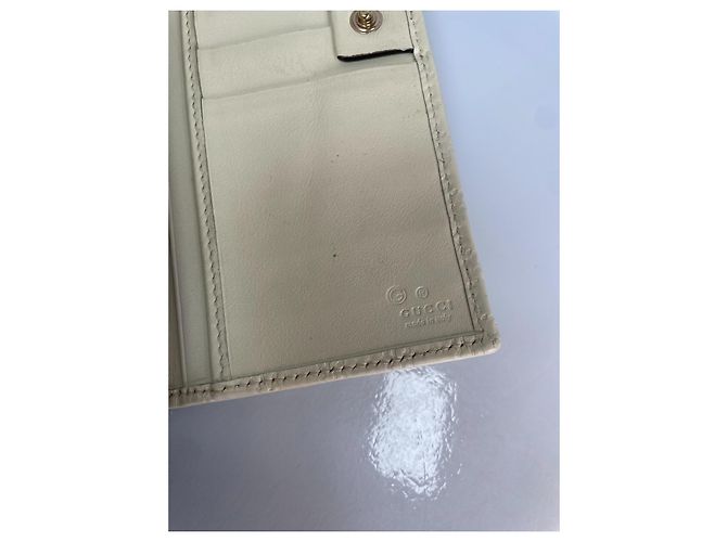 Gucci Guccissima Portafoglio Continental Beige - vista 11