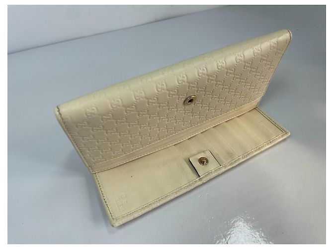 Gucci Guccissima Portafoglio Continental Beige - vista 6