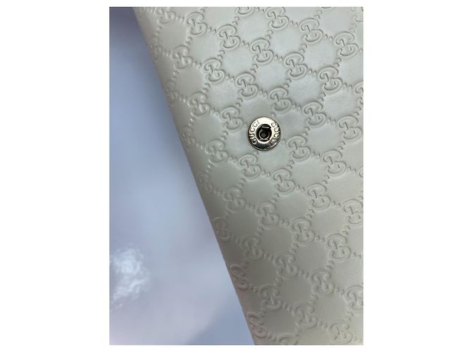Gucci Guccissima Portafoglio Continental Beige - vista 8