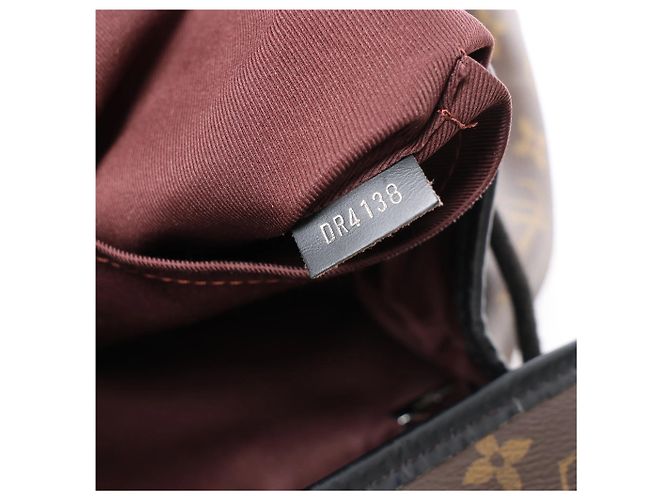 Zaino Louis Vuitton Macassar Zack Monogram Canvas in marrone M43422 - vista 11