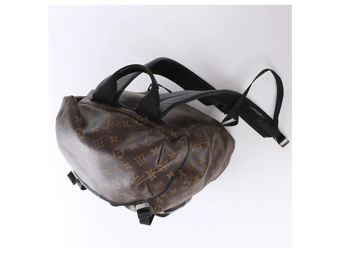 Zaino Louis Vuitton Macassar Zack Monogram Canvas in marrone M43422 - vista 13