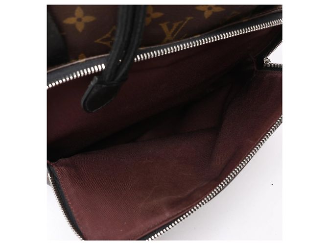 Zaino Louis Vuitton Macassar Zack Monogram Canvas in marrone M43422 - vista 16