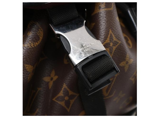 Zaino Louis Vuitton Macassar Zack Monogram Canvas in marrone M43422 - vista 17