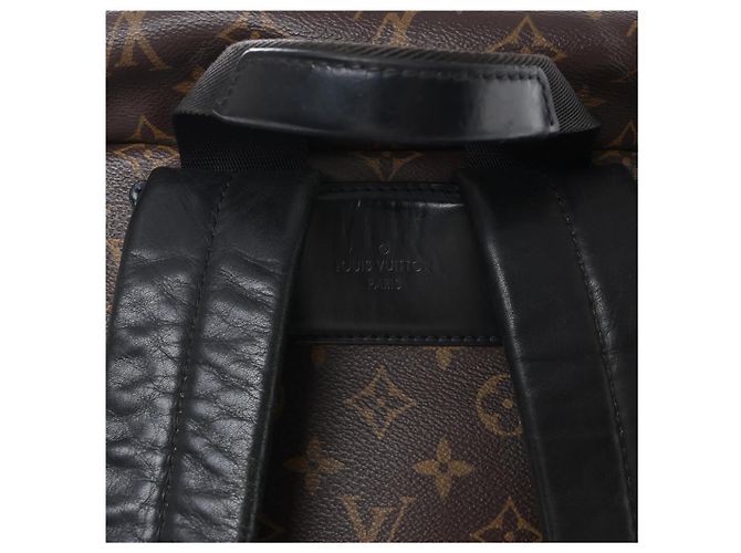 Zaino Louis Vuitton Macassar Zack Monogram Canvas in marrone M43422 - vista 19