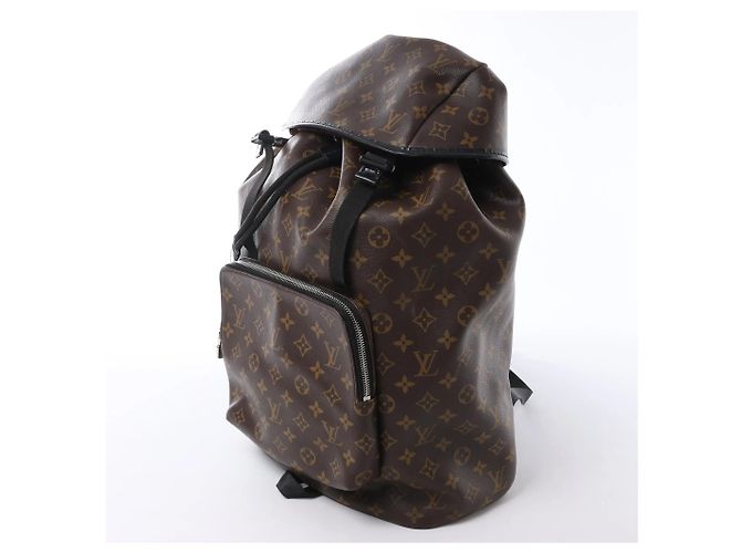 Zaino Louis Vuitton Macassar Zack Monogram Canvas in marrone M43422 - vista 2