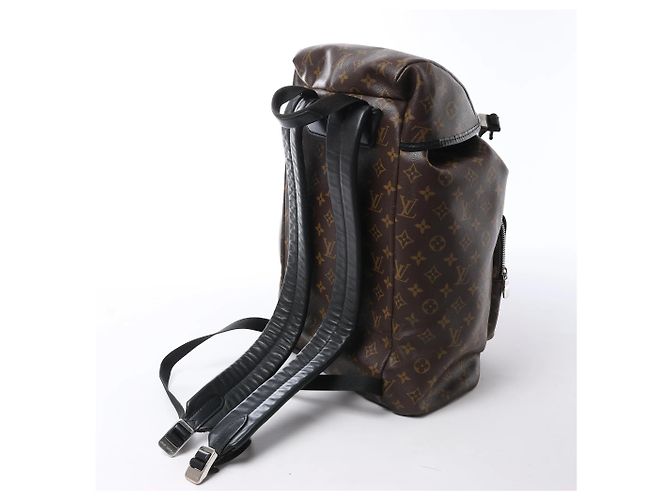 Zaino Louis Vuitton Macassar Zack Monogram Canvas in marrone M43422 - vista 3