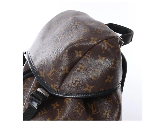 Zaino Louis Vuitton Macassar Zack Monogram Canvas in marrone M43422 - vista 5