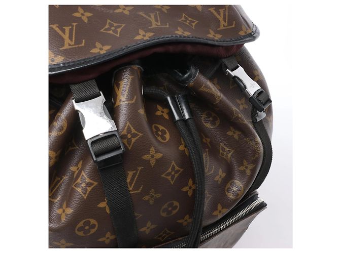 Zaino Louis Vuitton Macassar Zack Monogram Canvas in marrone M43422 - vista 9