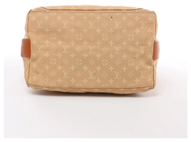 Louis Vuitton Sac Mary Kate Mini Monogram Lin Handbag in Beige x Brown M92505 - vista 8