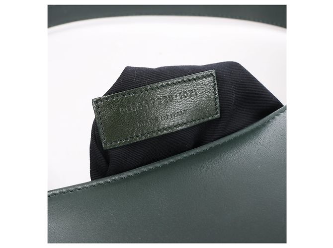 Autre Marque Borsa a tracolla in pelle Saint Laurent Paris Le 5 a 7 Verde 657228 - vista 13