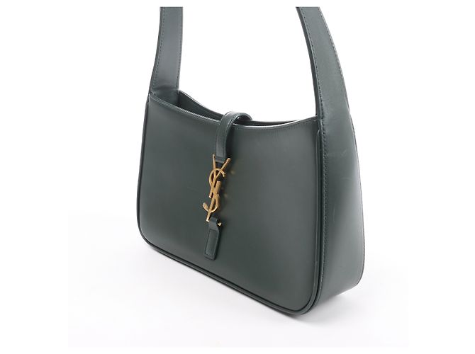 Autre Marque Borsa a tracolla in pelle Saint Laurent Paris Le 5 a 7 Verde 657228 - vista 4
