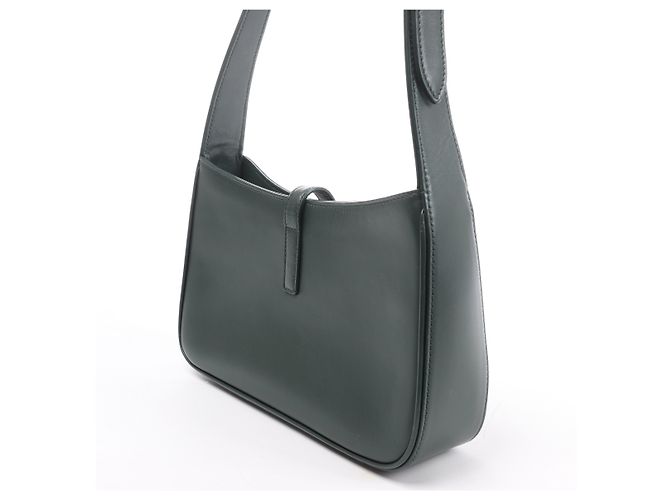 Autre Marque Borsa a tracolla in pelle Saint Laurent Paris Le 5 a 7 Verde 657228 - vista 5