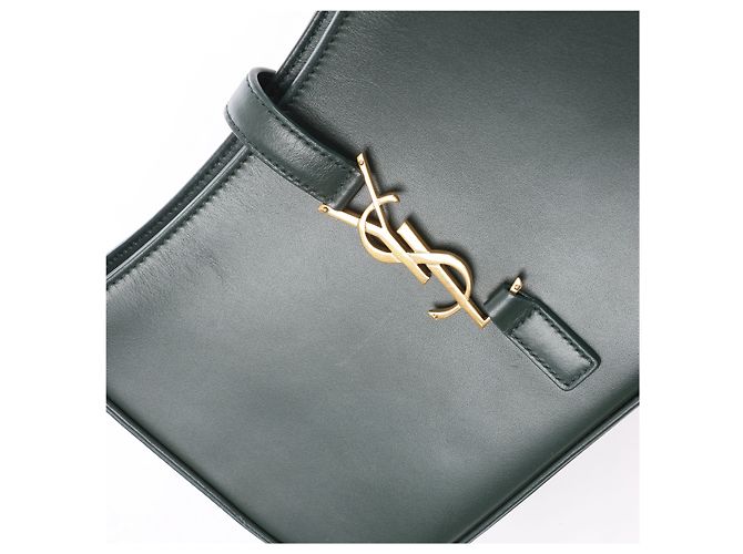 Autre Marque Borsa a tracolla in pelle Saint Laurent Paris Le 5 a 7 Verde 657228 - vista 6