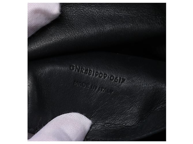 Borsa Saint Laurent Paris Downtown Cabas in pelle e borchie Nera 481909 Nero - vista 12