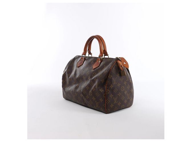 Borsa a mano Louis Vuitton Speedy 30 Monogram Canvas Marrone M41526 - vista 3