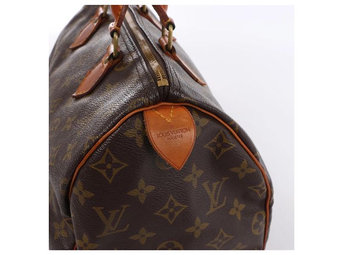 Borsa a mano Louis Vuitton Speedy 30 Monogram Canvas Marrone M41526 - vista 5