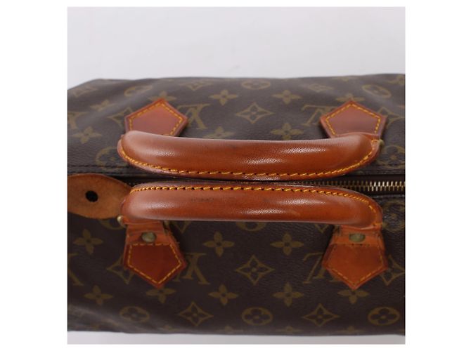 Borsa a mano Louis Vuitton Speedy 30 Monogram Canvas Marrone M41526 - vista 6