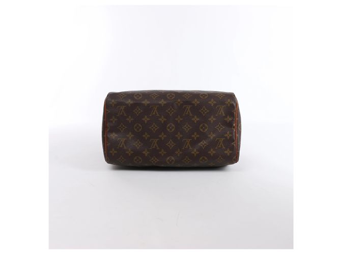 Borsa a mano Louis Vuitton Speedy 30 Monogram Canvas Marrone M41526 - vista 7