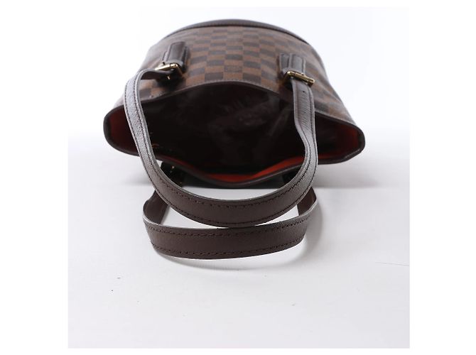 Louis Vuitton Malle Damier Ebene Shoulder Bag in Brown N42240 Marrone - vista 6