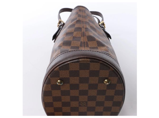 Louis Vuitton Malle Damier Ebene Shoulder Bag in Brown N42240 Marrone - vista 8