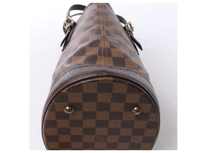 Louis Vuitton Malle Damier Ebene Shoulder Bag in Brown N42240 Marrone - vista 9