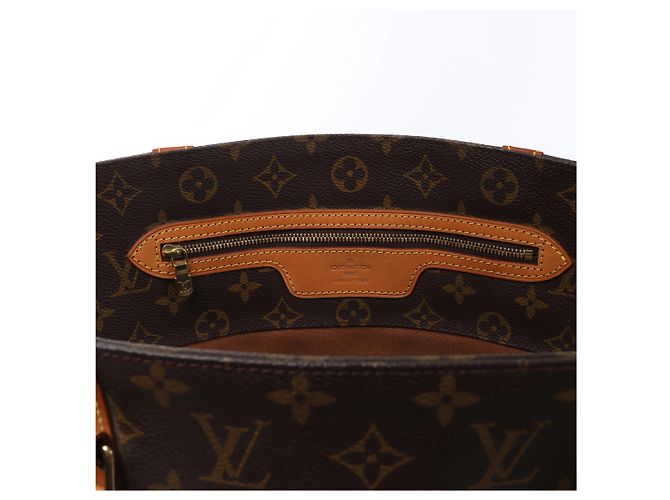 Louis Vuitton Sac Shopping Monogram Canvas Shoulder Bag in Brown M51108 Marrone - vista 10
