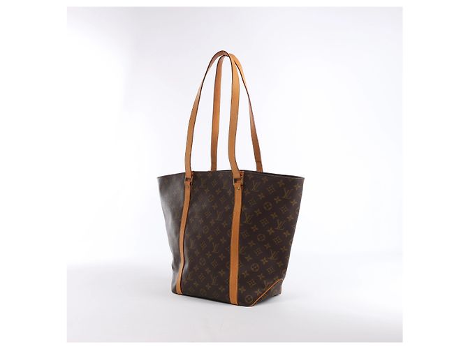 Louis Vuitton Sac Shopping Monogram Canvas Shoulder Bag in Brown M51108 Marrone - vista 2