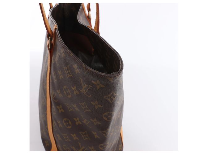 Louis Vuitton Sac Shopping Monogram Canvas Shoulder Bag in Brown M51108 Marrone - vista 4