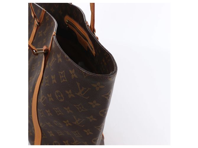 Louis Vuitton Sac Shopping Monogram Canvas Shoulder Bag in Brown M51108 Marrone - vista 5