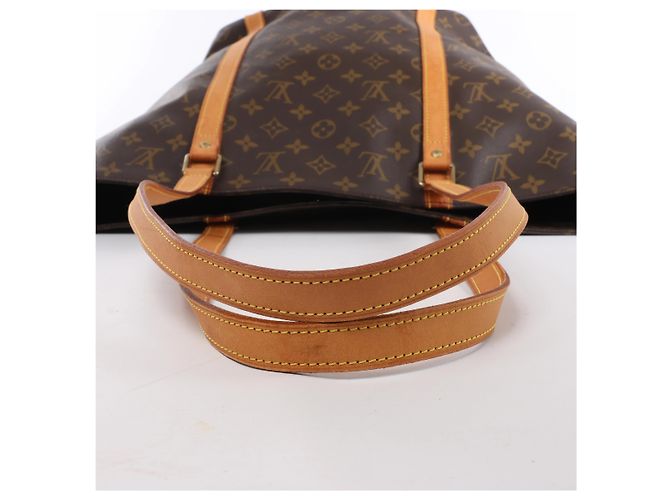 Louis Vuitton Sac Shopping Monogram Canvas Shoulder Bag in Brown M51108 Marrone - vista 6