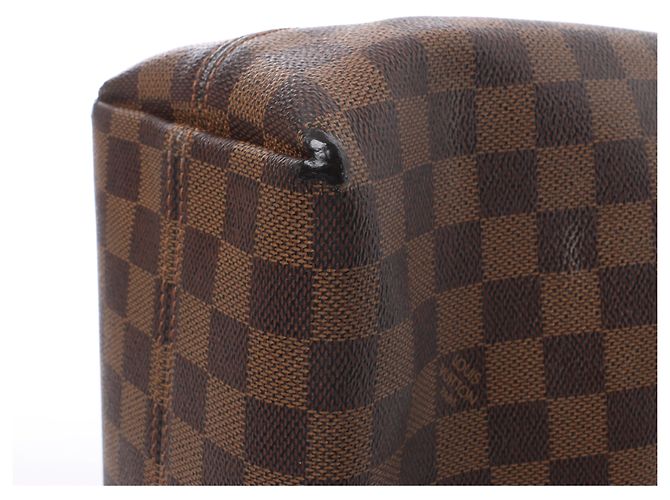 Borsa a tracolla Louis Vuitton Graceful PM Damier Ebene in marrone N44044 Rosso - vista 10