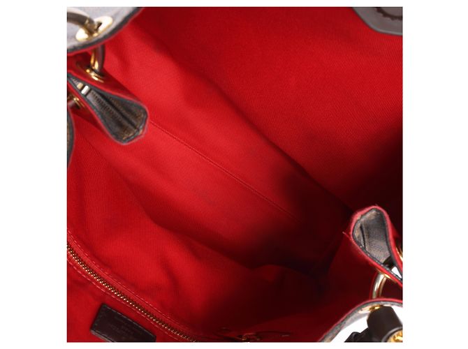 Borsa a tracolla Louis Vuitton Graceful PM Damier Ebene in marrone N44044 Rosso - vista 12