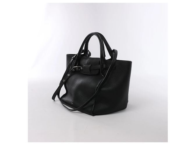 Céline Celine Big Bag Small Borsa a mano 2Way in pelle Nero - vista 2