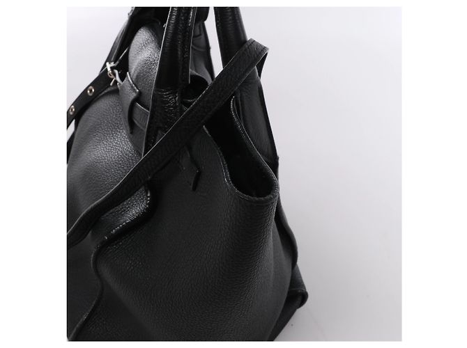 Céline Celine Big Bag Small Borsa a mano 2Way in pelle Nero - vista 5