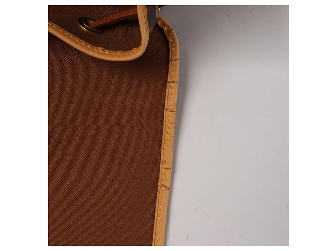 Montsouris Louis Vuitton Sac à Dos Bosphore Monogram Canvas Backpack in Brown M40107 Marrone - vista 10