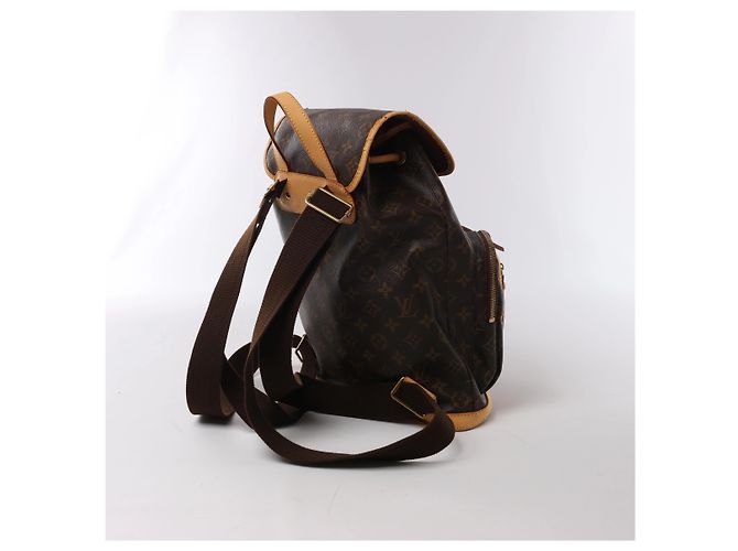 Montsouris Louis Vuitton Sac à Dos Bosphore Monogram Canvas Backpack in Brown M40107 Marrone - vista 3