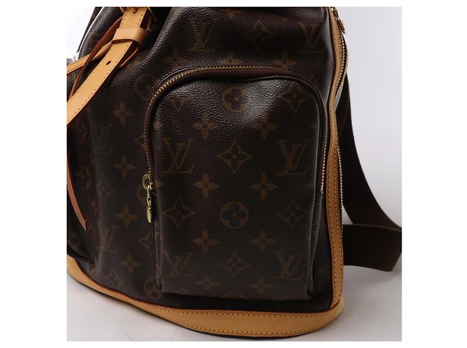 Montsouris Louis Vuitton Sac à Dos Bosphore Monogram Canvas Backpack in Brown M40107 Marrone - vista 5