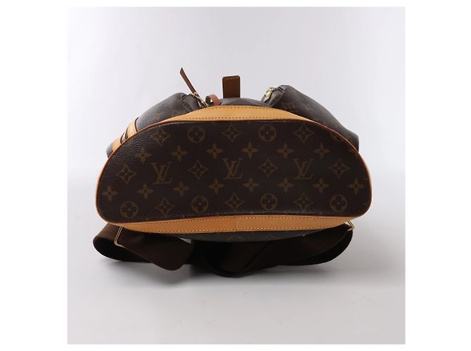 Montsouris Louis Vuitton Sac à Dos Bosphore Monogram Canvas Backpack in Brown M40107 Marrone - vista 6