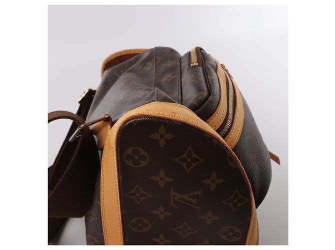 Montsouris Louis Vuitton Sac à Dos Bosphore Monogram Canvas Backpack in Brown M40107 Marrone - vista 7