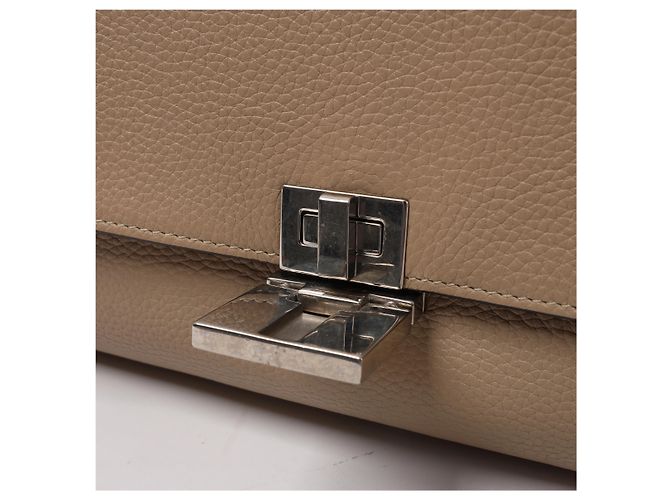 Céline Borsa a mano 2Way Celine Trapeze in pelle Beige - vista 10