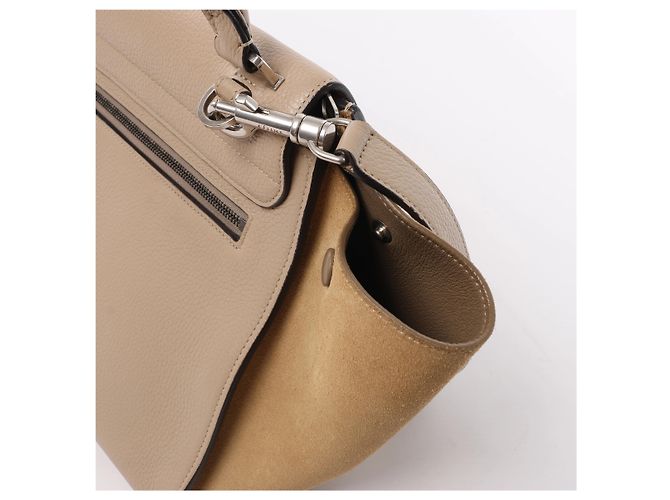 Céline Borsa a mano 2Way Celine Trapeze in pelle Beige - vista 4