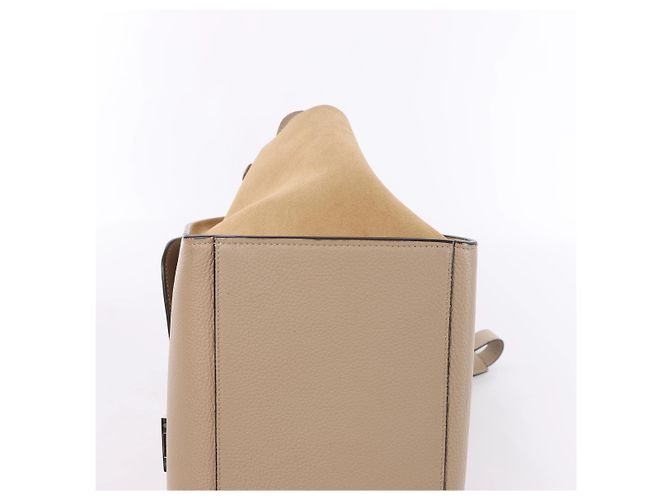 Céline Borsa a mano 2Way Celine Trapeze in pelle Beige - vista 8