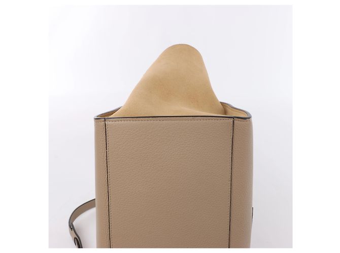 Céline Borsa a mano 2Way Celine Trapeze in pelle Beige - vista 9
