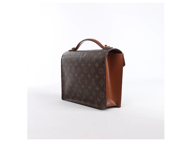 Borsa a mano Louis Vuitton Monceau Monogram Canvas in marrone M51185 - vista 3
