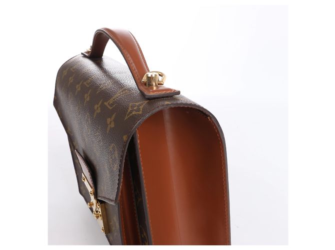 Borsa a mano Louis Vuitton Monceau Monogram Canvas in marrone M51185 - vista 5
