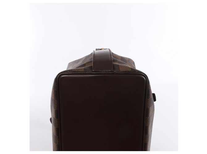 Borsa a tracolla Louis Vuitton Chelsea Damier Ebene in marrone N51119 Rosso - vista 10