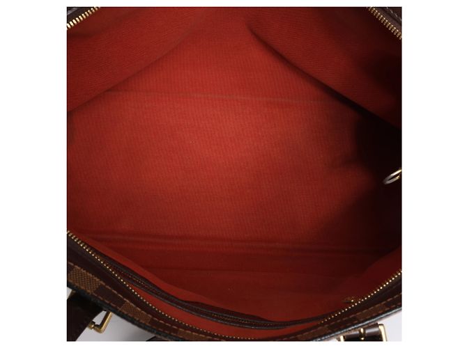 Borsa a tracolla Louis Vuitton Chelsea Damier Ebene in marrone N51119 Rosso - vista 11