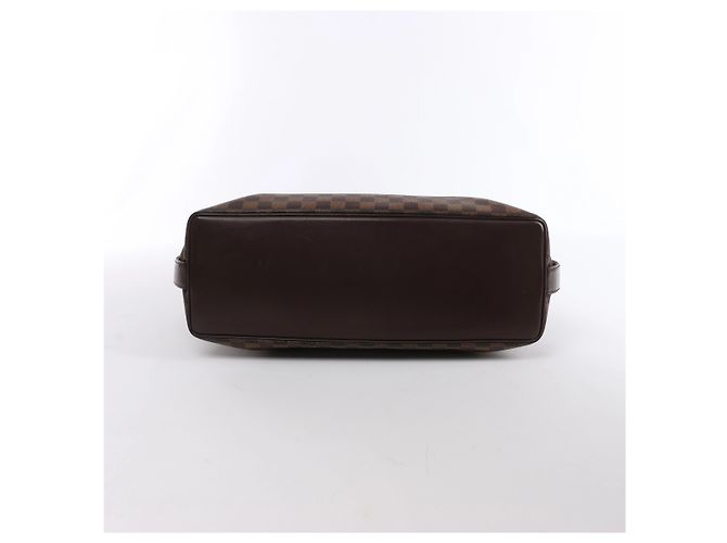 Borsa a tracolla Louis Vuitton Chelsea Damier Ebene in marrone N51119 Rosso - vista 8