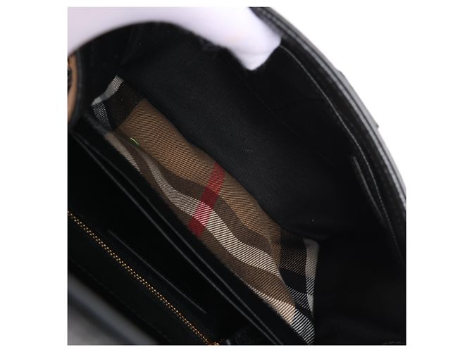 Borsa a mano 2Way Burberry Camberley in pelle nera Nero - vista 12