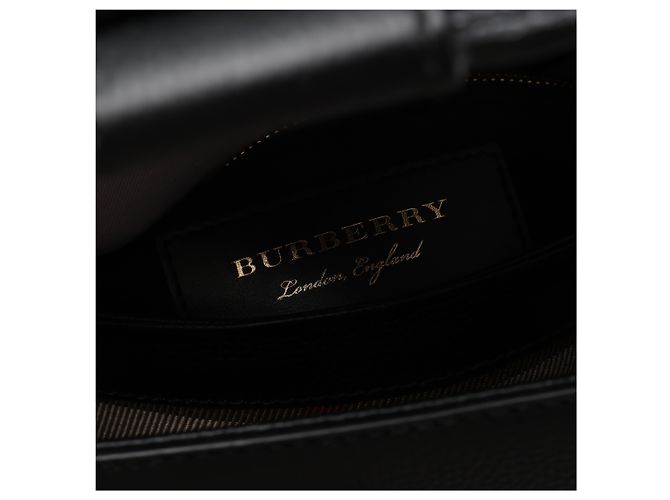 Borsa a mano 2Way Burberry Camberley in pelle nera Nero - vista 13